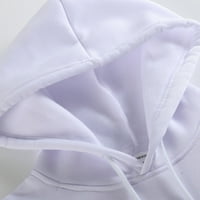 Muška ležerna sportska jakna od flisa u boji, bijela 10