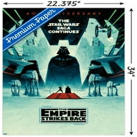 Ratovi zvijezda: Carstvo uzvraća udarac-zidni plakat za 40. godišnjicu, 22.375 34