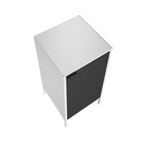 99,92 kutni stol s visokim naglaskom u bijeloj i crnoj boji